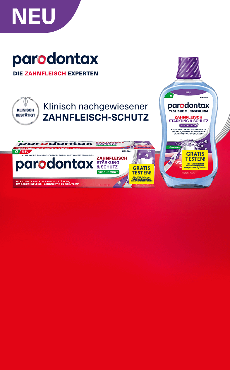 Aktionsbild mit zwei Aktions-Zahnbürsten von Dr.Best. Ein Störer mit der Aufschrift „Testen, Bewerten, Geld zurück. Maximal 28000 Einlösungen“
